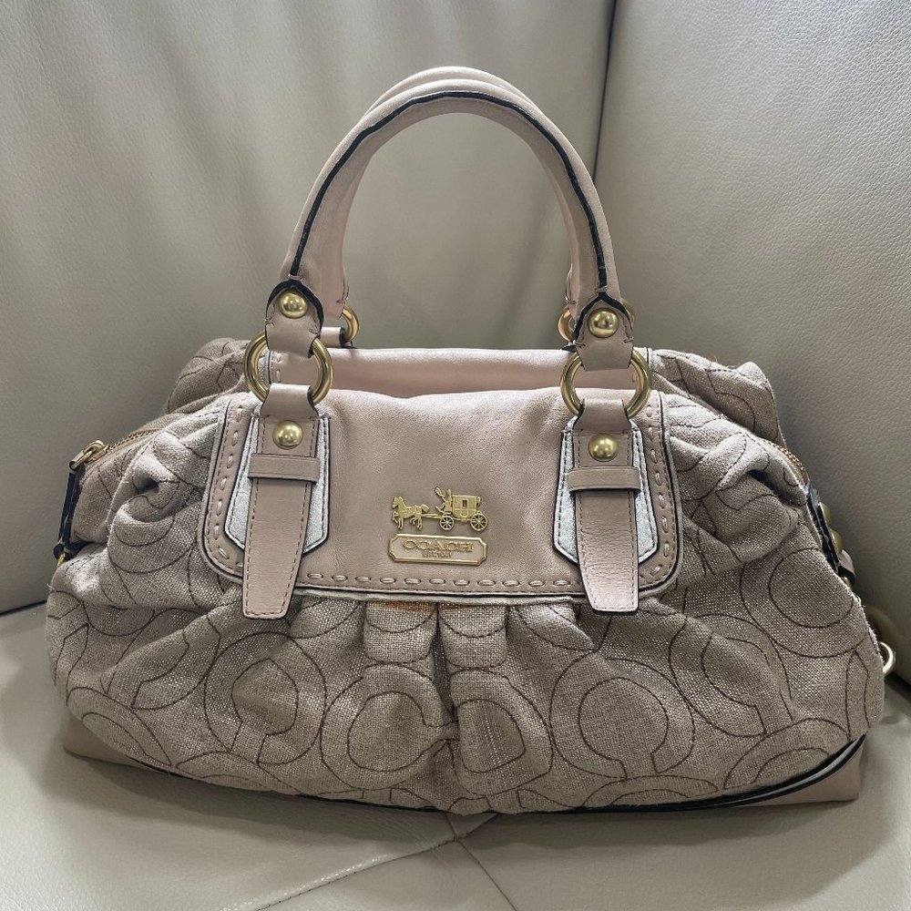 Coach Canvas Hobo Bag